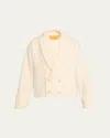 Guest In Residence Cashmere Grizzly Le Jacket In White