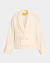 Guest In Residence Cashmere Grizzly Le Jacket In White