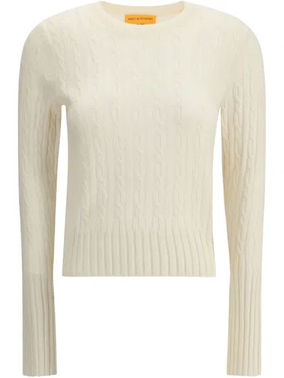 Guest In Residence Cashmere Jumper In White