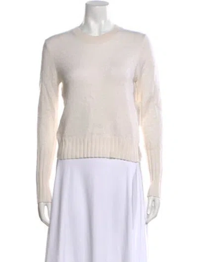 Pre-owned Guest In Residence Cashmere Patterned Sweater W/ Tags In Blue