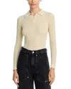 Guest In Residence Cashmere Polo Neck Sweater In Neutral