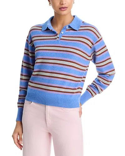 Guest In Residence Cashmere Polo Sweater In Multi