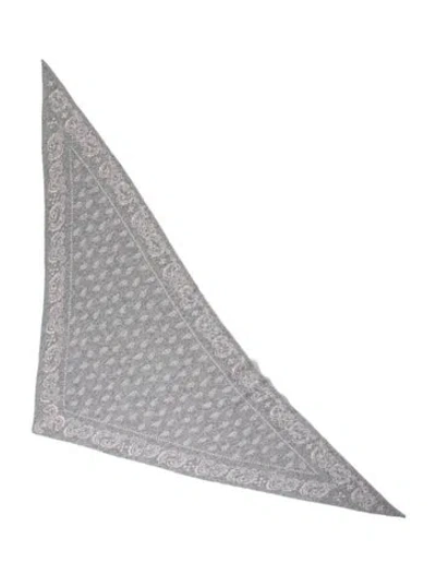 Pre-owned Guest In Residence Cashmere Printed Scarf In Multi