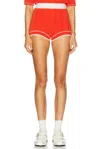 Guest In Residence Cashmere Racer Short In Cherry