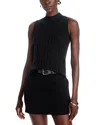 Guest In Residence Womens Black Regular-fit Mock-neck Cashmere-knit Top Xs In Black