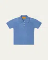 Guest In Residence Shrunken Cashmere Polo In Blue
