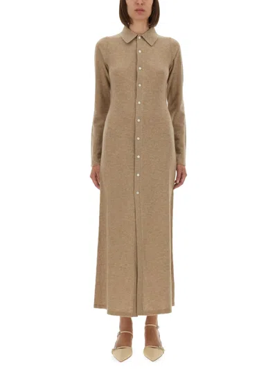 Guest In Residence Cashmere "showtime" Dress In Brown