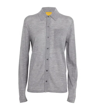 Guest In Residence Cashmere Showtime Shirt In Grey
