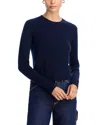 Guest In Residence Cashmere Shrunken Crewneck Sweater In Blue