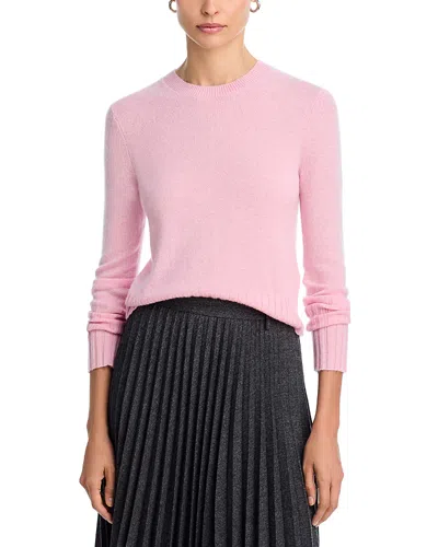 Guest In Residence Cashmere Shrunken Crewneck Sweater In Multi