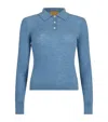 Guest In Residence Shrunken Crewneck Sweater In Cashmere In Blue