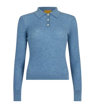 GUEST IN RESIDENCE CASHMERE SHRUNKEN POLO SHIRT