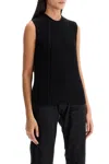 Guest In Residence Tailored Cashmere Vest In Black