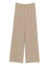 Guest In Residence Cashmere Straight-leg Trousers In Brown