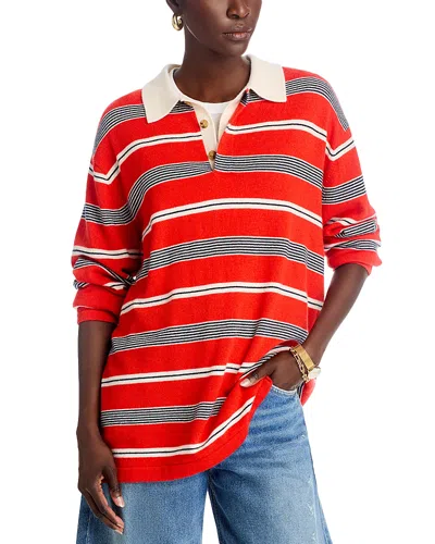 Guest In Residence Cashmere Striped Rugby Shirt