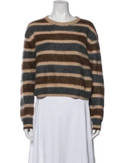 Pre-owned Guest In Residence Cashmere Striped Sweater In Multi