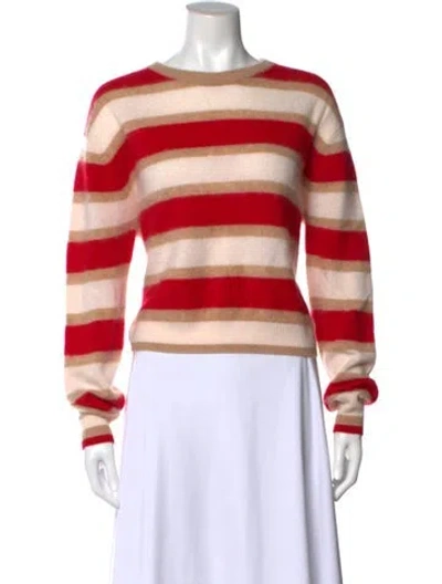 Pre-owned Guest In Residence Cashmere Striped Sweater In Multi