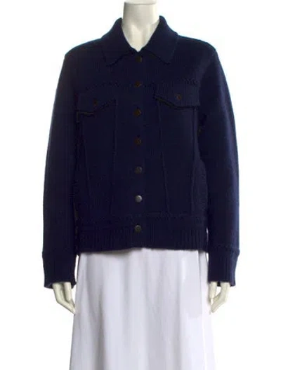 Pre-owned Guest In Residence Cashmere Sweater In Blue