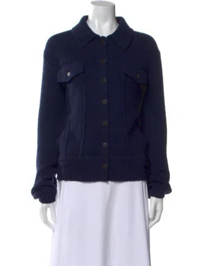 Pre-owned Guest In Residence Cashmere Sweater In Blue