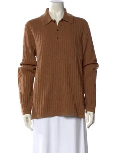 Pre-owned Guest In Residence Cashmere Sweater In Brown