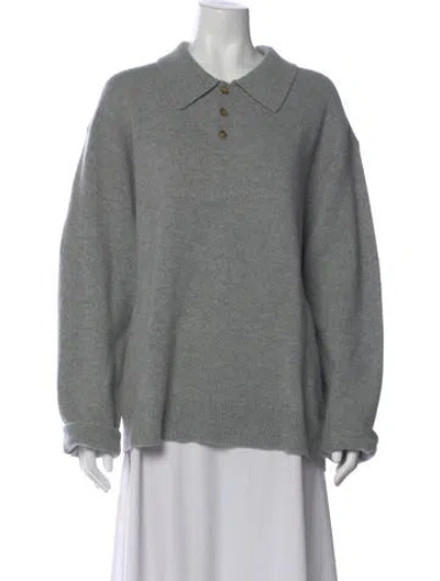 Pre-owned Guest In Residence Cashmere Sweater In Gray
