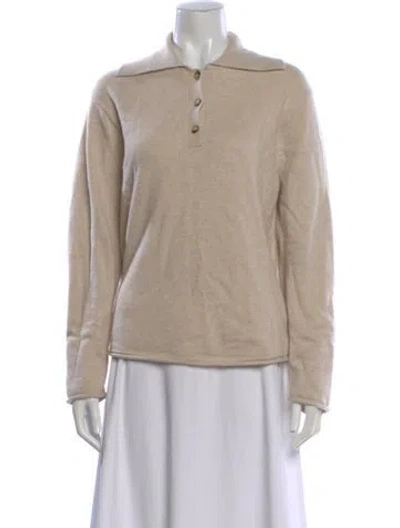 Pre-owned Guest In Residence Cashmere Sweater In Neutral