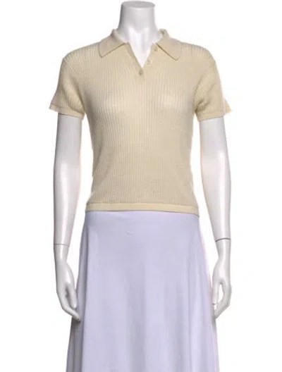 Pre-owned Guest In Residence Cashmere Sweater In Neutrals