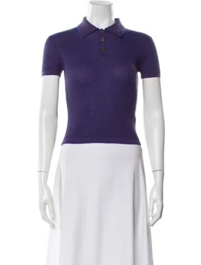 Pre-owned Guest In Residence Cashmere Sweater In Purple