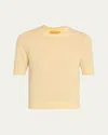 Guest In Residence Cashmere Sweater Tee In Neutral