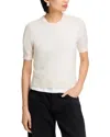 Guest In Residence Cashmere Sweater Tee In Cream