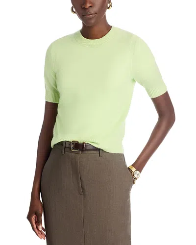 Guest In Residence Cashmere Sweater Tee In Mint