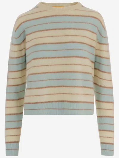 Guest In Residence Cashmere Sweater With Striped Pattern In Multi
