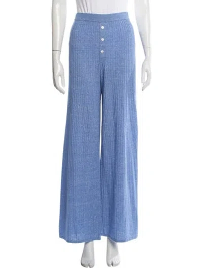 Pre-owned Guest In Residence Cashmere Sweatpants In Blue