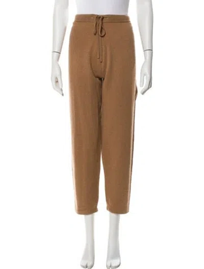 Pre-owned Guest In Residence Cashmere Sweatpants W/ Tags In Brown