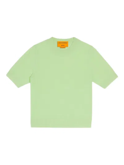 Guest In Residence Cashmere T-shirt In グリーン