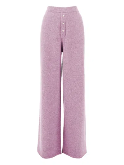 Guest In Residence Cashmere Trousers In Pink