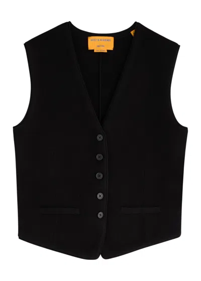 Guest In Residence Cashmere Vest In Black
