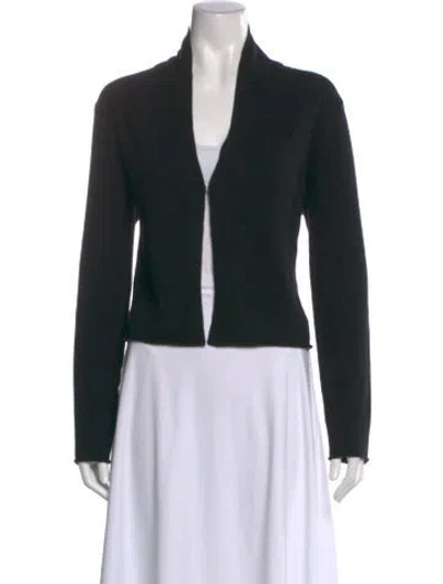 Pre-owned Guest In Residence Cashmere V-neck Sweater In Black