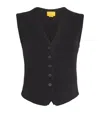 Guest In Residence Cashmere Vest In Black