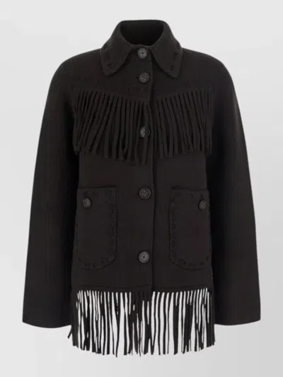 Guest In Residence Cashmere Wool Single Breasted Jacket In Black