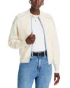 Guest In Residence Cashmere Zippered Sweater In Cream