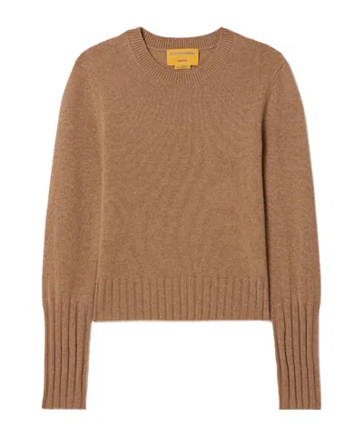 Guest In Residence Casual Knit Sweater In Neutral