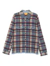 Guest In Residence Plaid Work Shirt Clothing In Blue