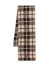 Guest In Residence Checked Scarf In Multi