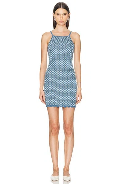 GUEST IN RESIDENCE CHECKER TANK DRESS