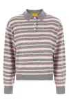 Guest In Residence 'clloegiate Stripe Polo' Sweater In Multi