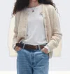 Guest In Residence Cloud Cardigan In Cream
