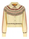 Guest In Residence Cloud Chalet Fair Isle Wool And Cashmere-blend Cardigan In Neutral