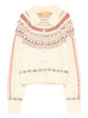 Guest In Residence Cloud Chalet Fair Isle Wool And Cashmere-blend Cardigan In Yellow