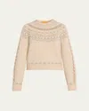 Guest In Residence Cloud Chalet Wool Cashmere Crewneck Sweater In Neutral